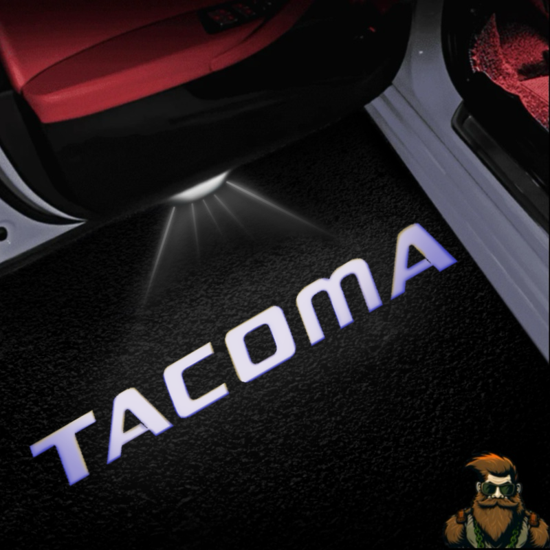 Toyota Tacoma Door Lights | 4th Gen* ONLY | LED | Plug and Play | Glass Lens
