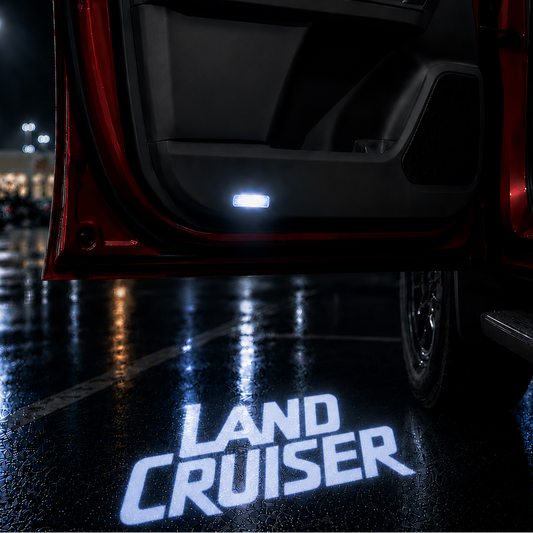 Land Cruiser Door Lights | LED | Plug and Play | Glass Lens