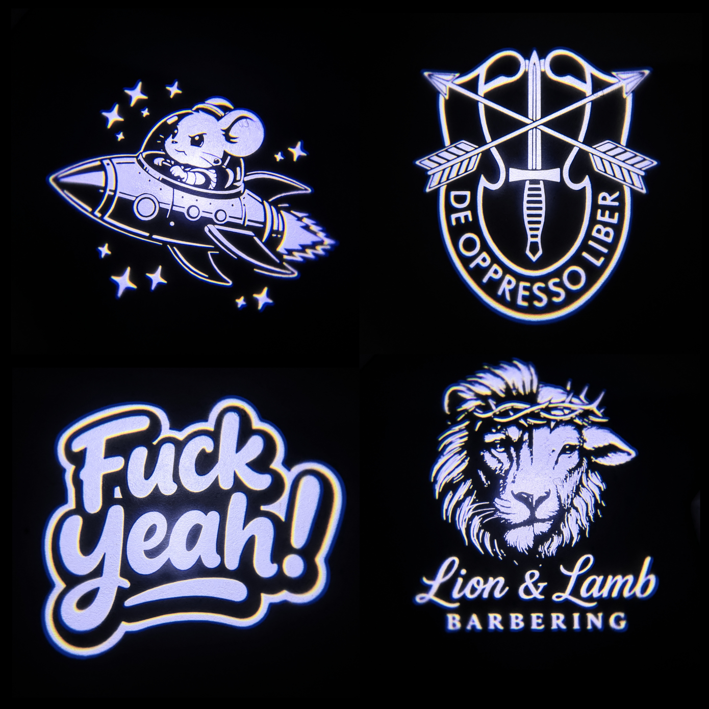 Custom Logo Design Toyota and Lexus Door Lights | 4Runner | Tundra | Sequoia | Tacoma* | Camry
