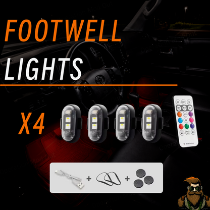 Multi-Color LED Footwell Lighting Kit | Fits Toyota & Lexus