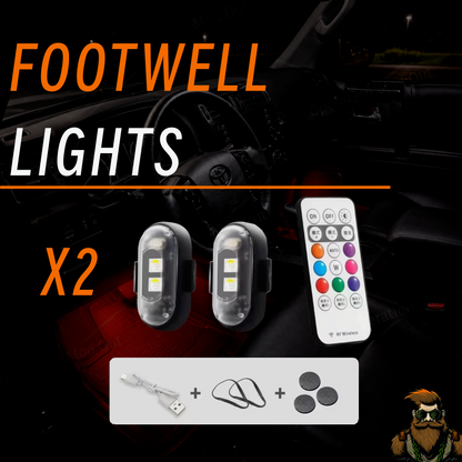Multi-Color LED Footwell Lighting Kit | Fits Toyota & Lexus