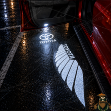 Dual Projection Toyota Wing Door Lights with "Runner Board" Light | 4Runner | Tundra | Highlander | Sequoia | Camry | Tacoma*