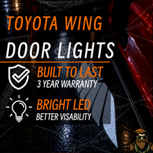 Dual Projection Toyota Wing Door Lights with "Runner Board" Light | 4Runner | Tundra | Highlander | Sequoia | Camry | Tacoma*