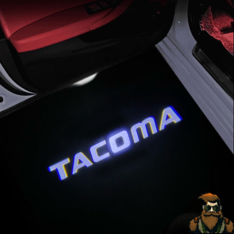Toyota Tacoma Door Lights | 4th Gen ONLY | LED | Plug and Play | Glass Lens