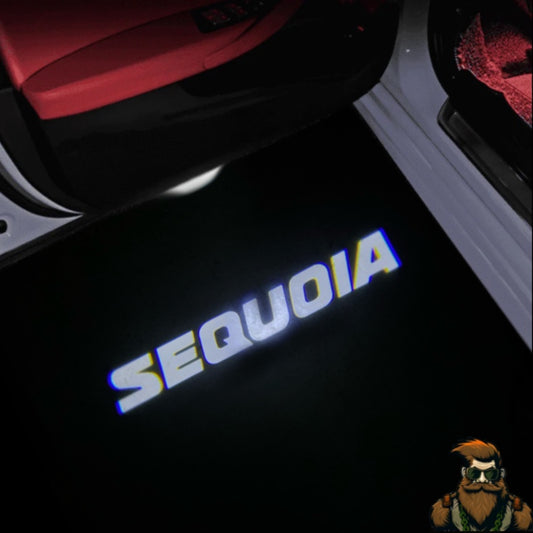 Toyota Sequoia Door Lights | LED | Plug and Play | Glass Lens