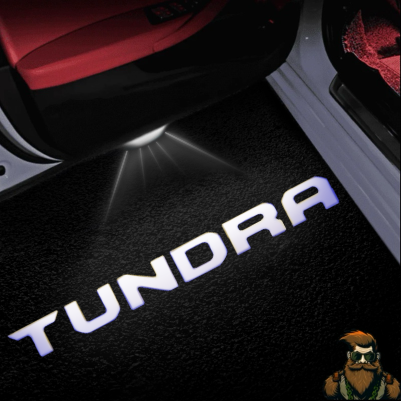 Toyota Tundra Door Lights | LED | Plug and Play | Glass Lens