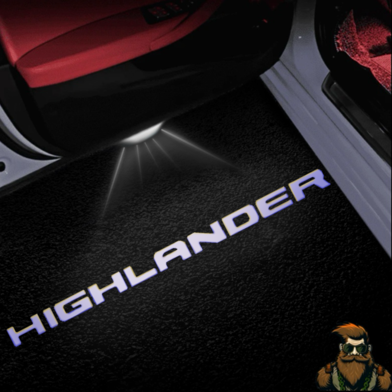 Toyota Highlander Door Lights | LED | Plug and Play | Glass Lens