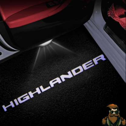 Toyota Highlander Door Lights | LED | Plug and Play | Glass Lens