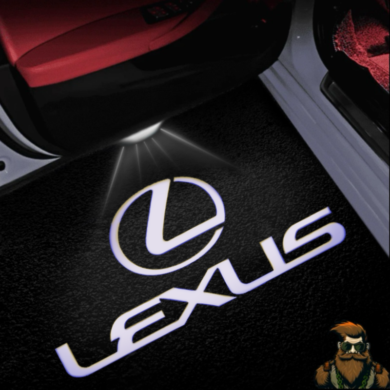 Lexus Symbol Door Lights | LED | Plug and Play | Glass Lens