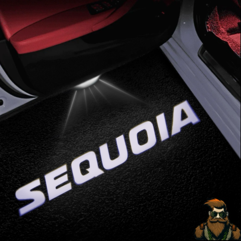 Toyota Sequoia Door Lights | LED | Plug and Play | Glass Lens