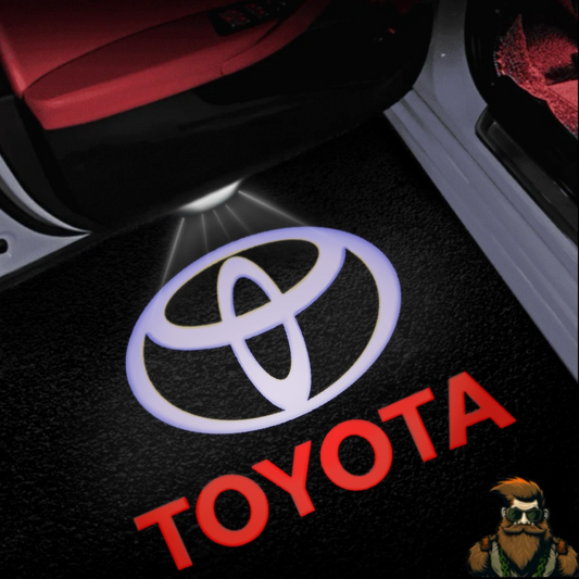 Red Toyota Door Lights | 4Runner | Tundra | Highlander | Sequoia | Camry | Tacoma*