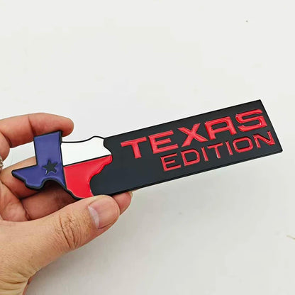 Texas Edition 3D Metal Car Sticker & Truck Logo Badge