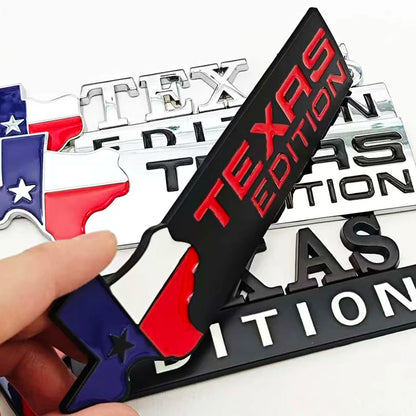 Texas Edition 3D Metal Car Sticker & Truck Logo Badge