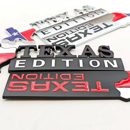 Texas Edition 3D Metal Car Sticker & Truck Logo Badge