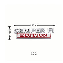 Semper Fidelis USMC Metal Car Sticker & Truck Badge