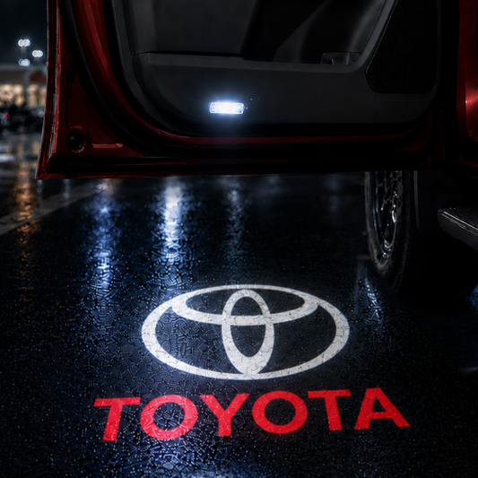 Red Toyota Door Lights | 4Runner | Tundra | Highlander | Sequoia | Camry | Tacoma* [PREORDER Early August]