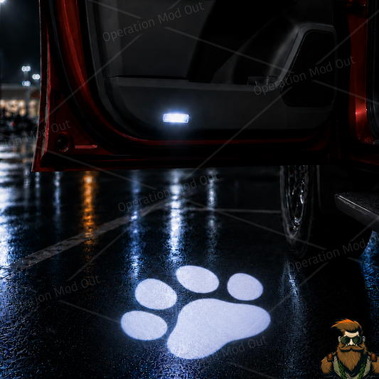 Paw Toyota Door Lights | 4Runner | Tundra | Sequoia | Highlander| Land Cruiser | NEW 4th Gen Tacoma*