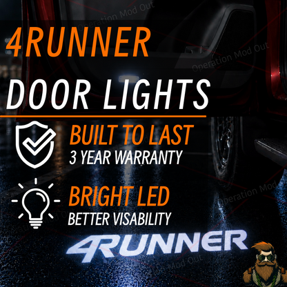 Toyota 4Runner Door Lights | Glass Lens