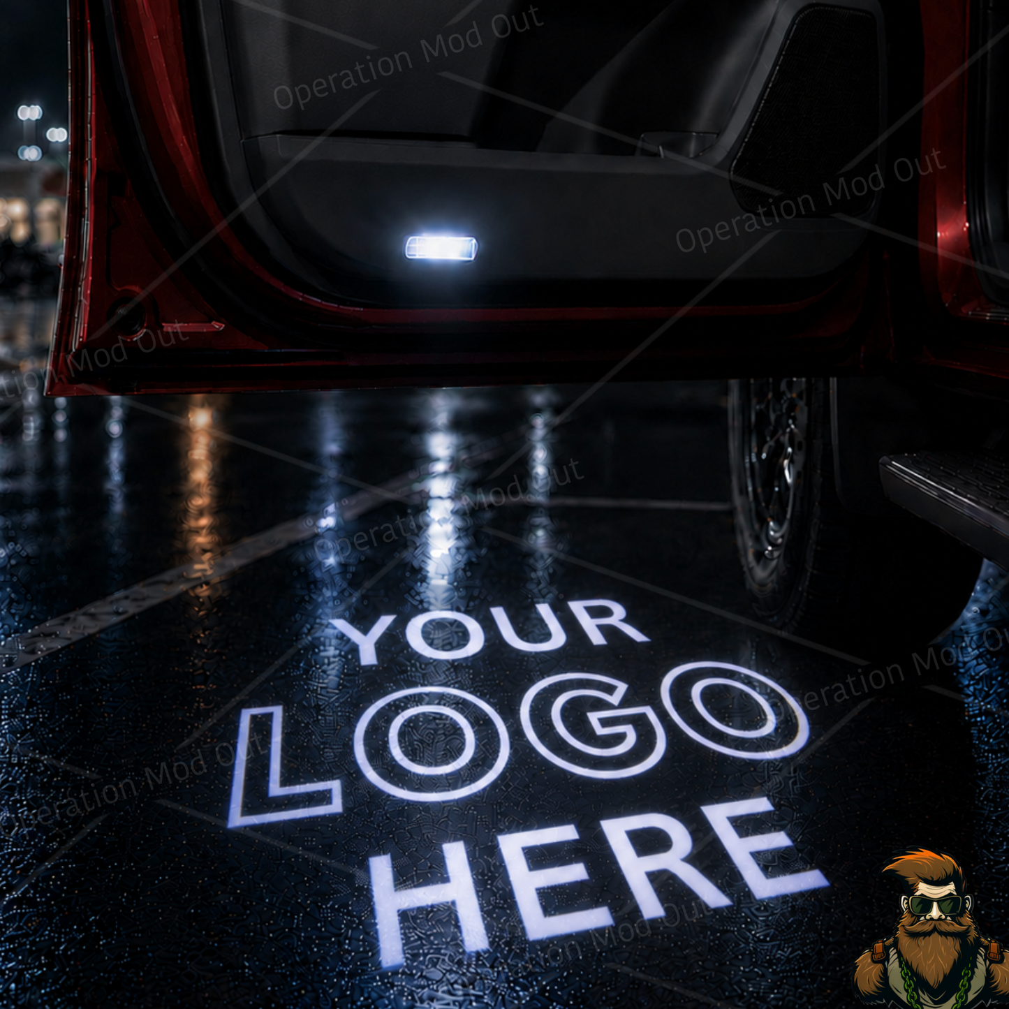 Custom Logo Design Toyota and Lexus Door Lights | 4Runner | Tundra | Sequoia | Tacoma* | Camry