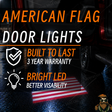 American Flag Door Lights | Toyota | Lexus | 4Runner | Tundra | Highlander | Camry | Tacoma*