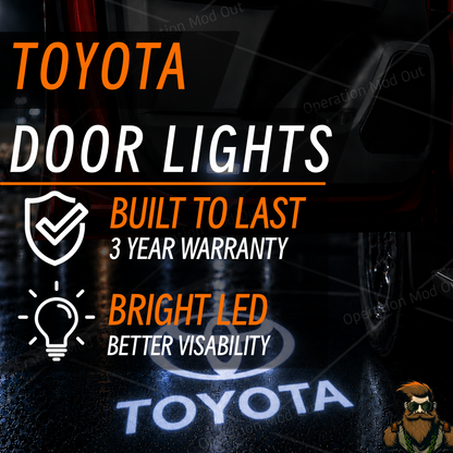 Toyota Door Lights | 4Runner | Tundra | Highlander | Sequoia | Camry | Tacoma*