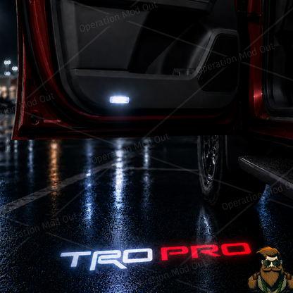 TRD Pro Toyota Door Lights | 4Runner | Tundra | Sequoia | 4th Gen Tacoma* [PRE-ORDER Mid-to-late August]