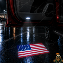 American Flag Door Lights | Toyota | Lexus | 4Runner | Tundra | Highlander | Camry | Tacoma*