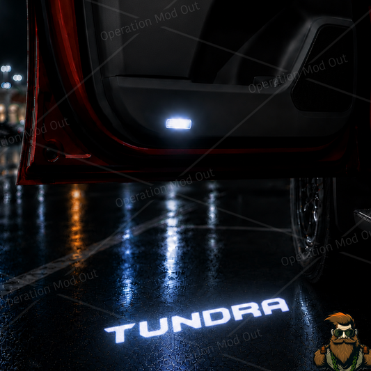 Toyota Tundra Door Lights | LED | Plug and Play | Glass Lens [PREORDER Early August]