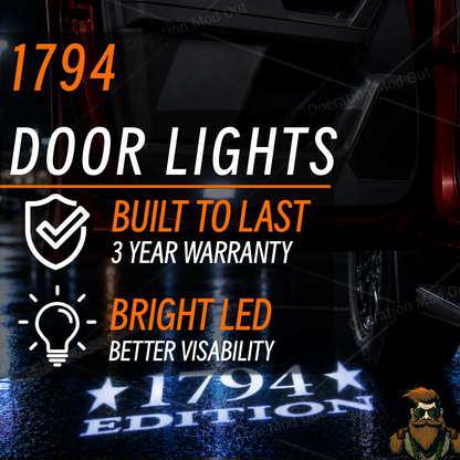 1794 Edition Tundra Toyota Door Lights | Tundra | Sequoia [PREORDER Early August]