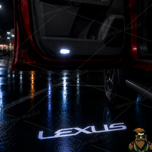 Lexus Door Lights | LED | Plug and Play | Glass Lens [PRE-ORDER Late-July]
