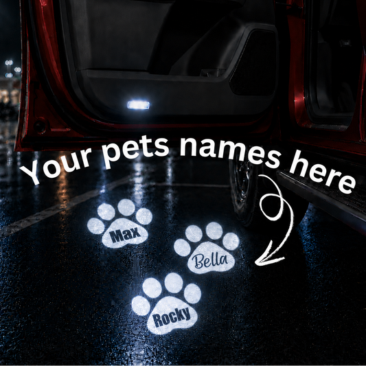Custom Pet Paw Toyota Door Lights | Lexus | Toyota | 4Runner | Tundra | Sequoia | Tacoma* | Camry