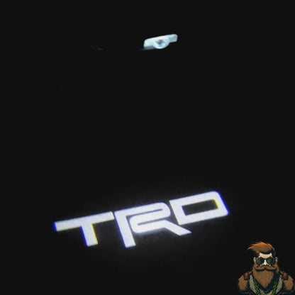 White TRD Toyota Door Lights | 4Runner Lights | Tundra Lights