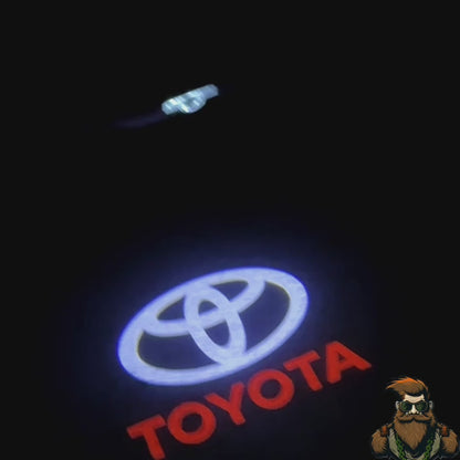 Red Toyota Door Lights | 4Runner | Tundra | Highlander | Sequoia | Camry | Tacoma*